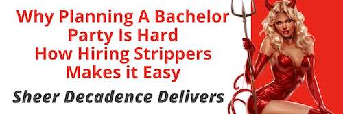 Bachelor Party planning with strippers